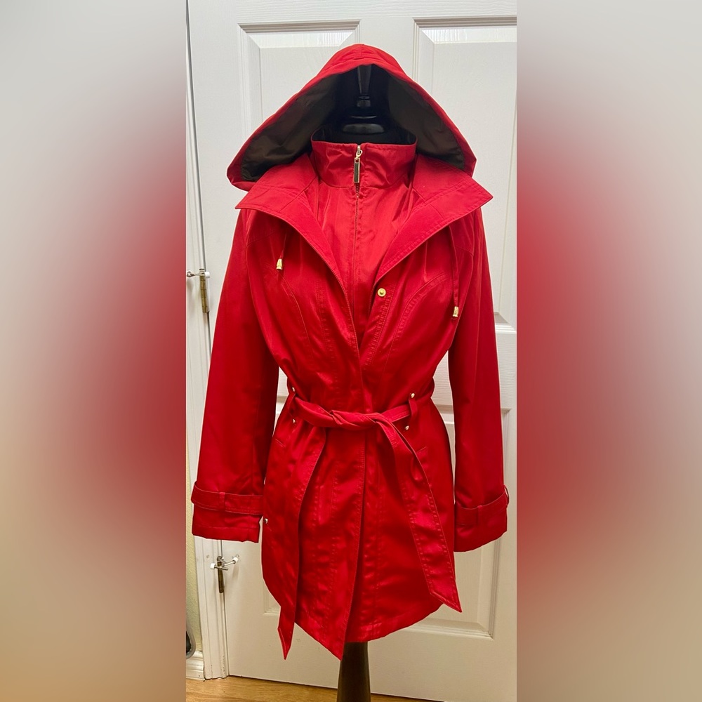 Red Croft and Barrow Size Small Trench Coat